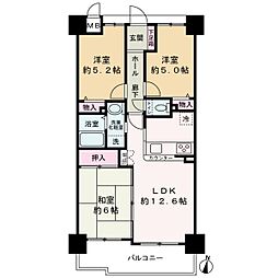 間取図画像 3LDK