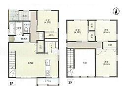 下津町中　中古戸建 4SDKの間取り