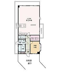 間取図画像 1SLDK