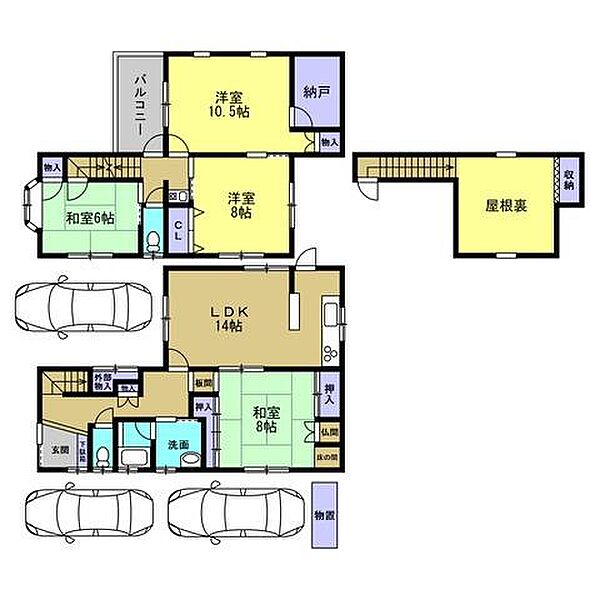 間取り：330000076576