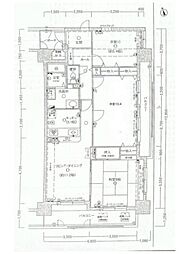 サンライズマンション岩出10 3LDKの間取図画像