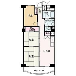 和歌山セントポリアマンション 3LDKの間取図画像
