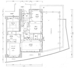 パシフィックビスタ1 3LDKの間取図画像