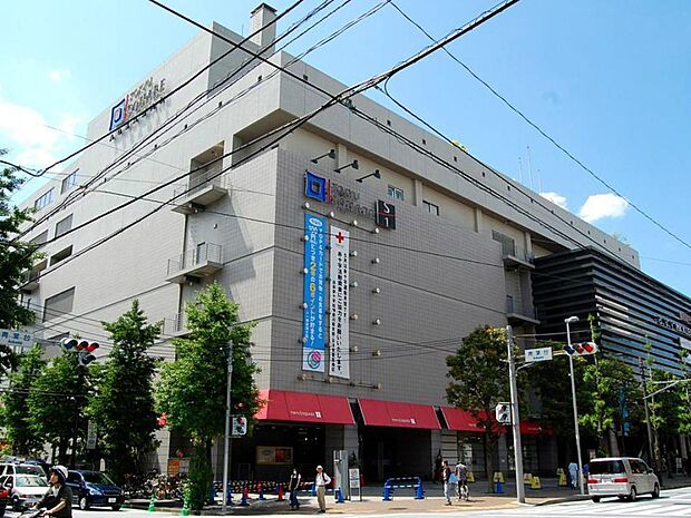 青葉台東急スクエア　1100m　ファッション・グルメだけでなく銀行や動物病院もある複合施設。夜9時までショッピングを楽しめます。 