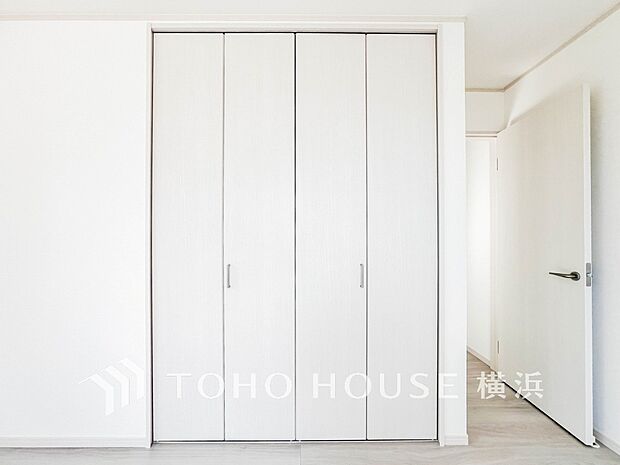 たっぷりとした収納スペース。荷物の多いご家族も安心です。