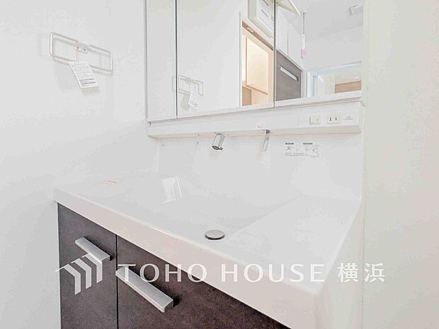 一日の始まりと終わりを心地よく演出してくれる、多彩な機能が備えられたパウダールーム。