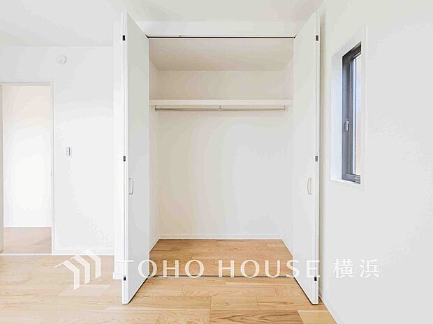 たっぷりとした収納スペース。荷物の多いご家族も安心です。