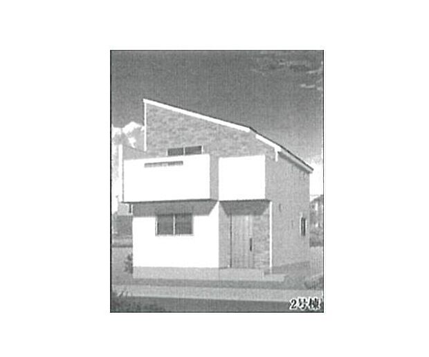 外観はCGイメージとなり、実際の形状とは異なります。（2号棟）