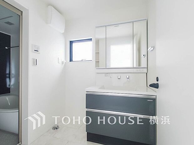 一日の始まりと終わりを心地よく演出してくれる、多彩な機能が備えられたパウダールーム。