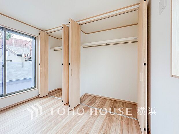 たっぷりとした収納スペース。荷物の多いご家族も安心です。