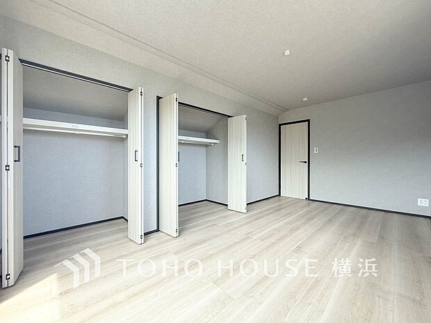 たっぷりとした収納スペース。荷物の多いご家族も安心です。