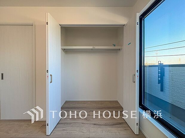 住まいの快適性を左右する収納は欲しい場所に使い勝手のよい収納を確保しています。