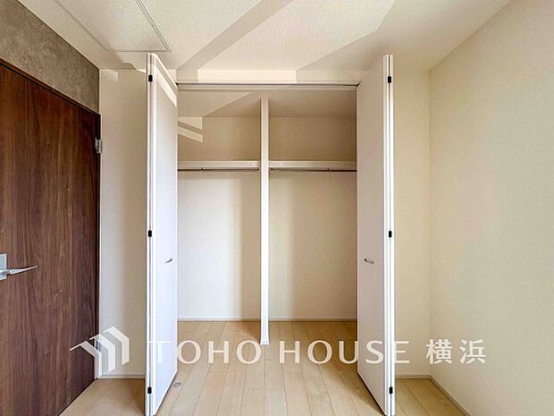 たっぷりとした収納スペース。荷物の多いご家族も安心です。