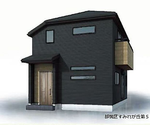 外観はCGイメージとなり、実際の形状とは異なります。（2号棟）