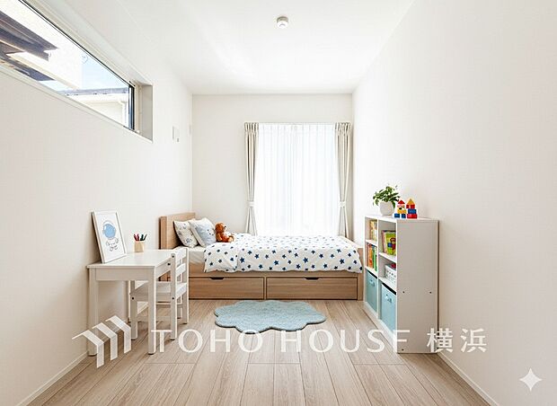 通風・採光にも優れ、心地よい光と風があふれています。プライベートな自分時間を快適に過ごせるお部屋。