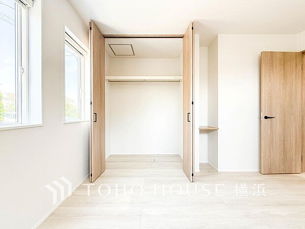 住まいの快適性を左右する収納は欲しい場所に使い勝手のよい収納を確保しています。