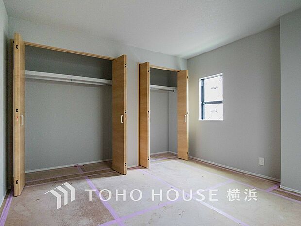 たっぷりとした収納スペース。荷物の多いご家族も安心です。