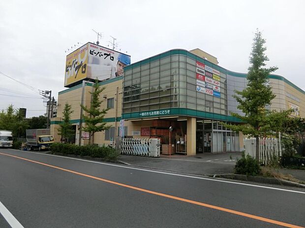 コーナンビーバープロ宮前野川店　500m　リフォーム・インテリア・ガーデニング・ペット向けの商品など幅広く提供しています。 