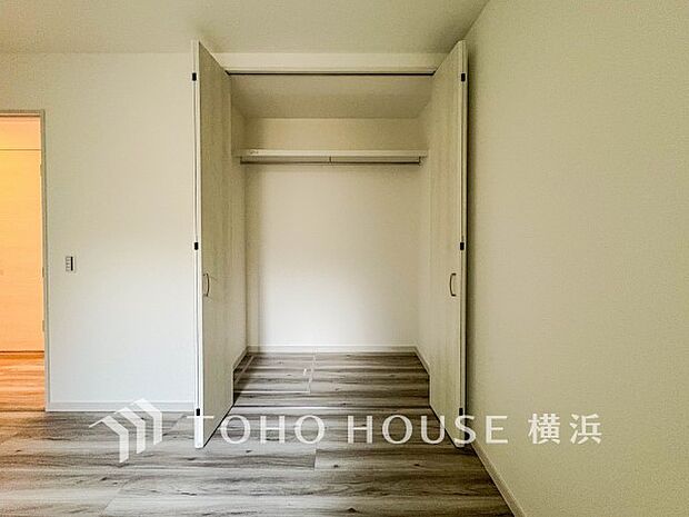 大容量の収納スペースで住空間はスッキリ広々。 C棟