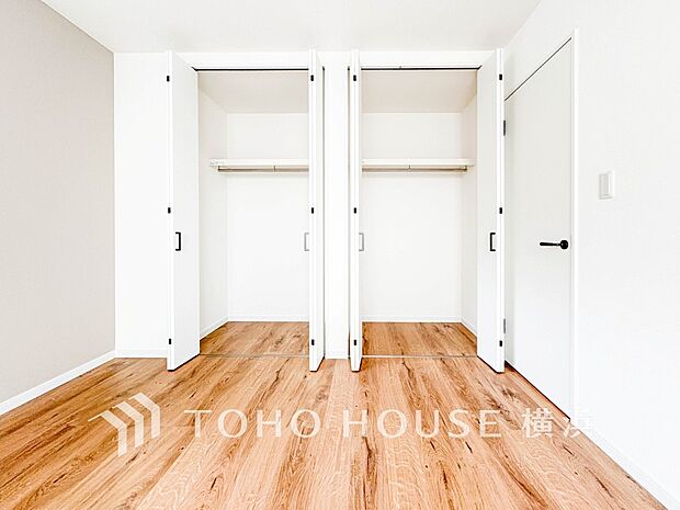 たっぷりとした収納スペース。荷物の多いご家族も安心です。