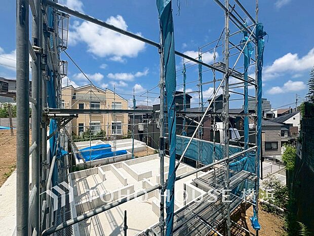 建物の基礎や構造といった、目には見えにくい部分にもこだわります。(2025年7月撮影)