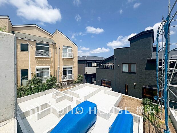 快適さや豊かさはもちろん、未来まで考えた家造りをテーマに建築されます。（2025年7月撮影）