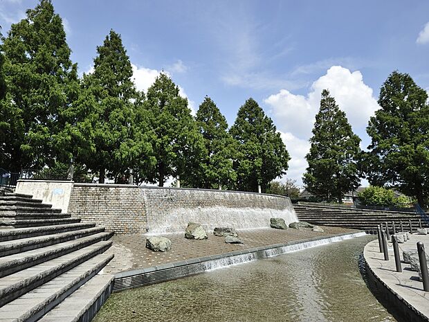 新本牧公園 1400m 横浜生まれの桜「横浜緋桜」が植えられている。春は桜、秋は紅葉を楽しむ地元住民が訪れます。