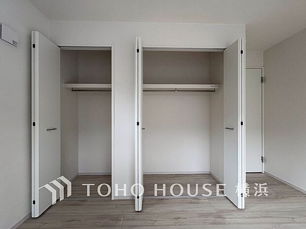 たっぷりとした収納スペース。荷物の多いご家族も安心です。