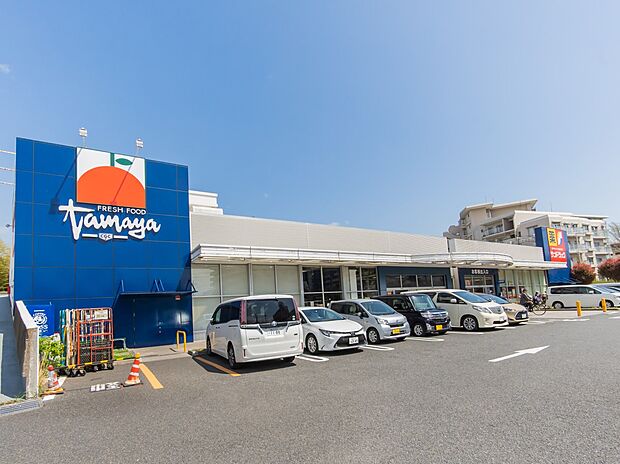 たまや野庭店　1300m　生鮮食品、お惣菜、お酒、生活用品など豊富な品揃えのスーパー。 