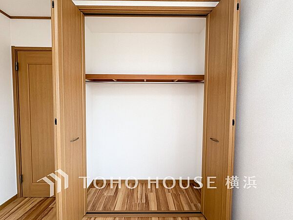 たっぷりとした収納スペース。荷物の多いご家族も安心です。