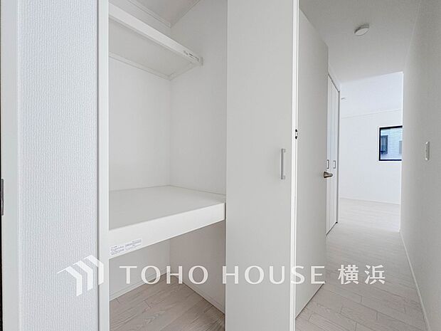 住まいの快適性を左右する収納は欲しい場所に使い勝手のよい収納を確保しています。