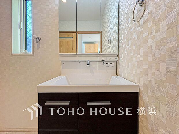 ご家族の1日が始まり、1日の終わりを締めくくる洗面空間。