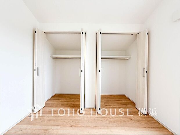 たっぷりとした収納スペース。荷物の多いご家族も安心です。