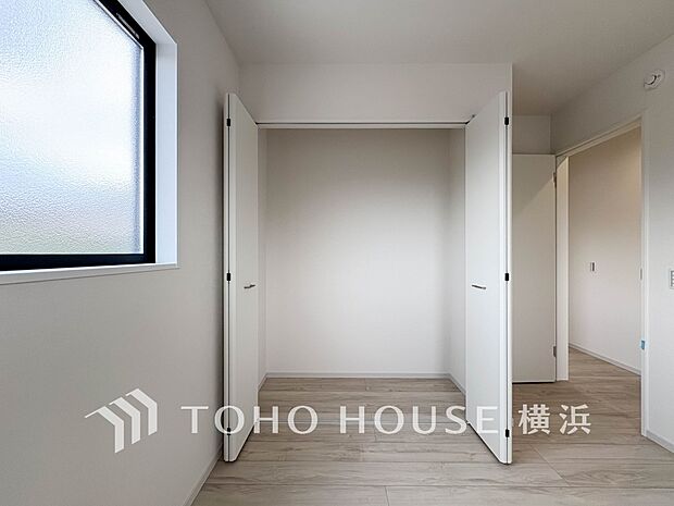 たっぷりとした収納スペース。荷物の多いご家族も安心です。