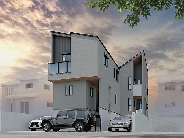 外観はCGイメージとなり、実際の形状とは異なります。 1.3号棟 