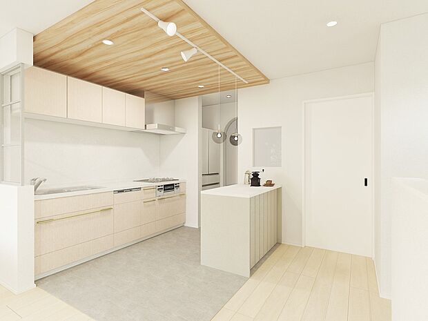 ご家族やお客様との時間など、多くの時を刻む空間。(家具・家電・装飾品はCG画像です)