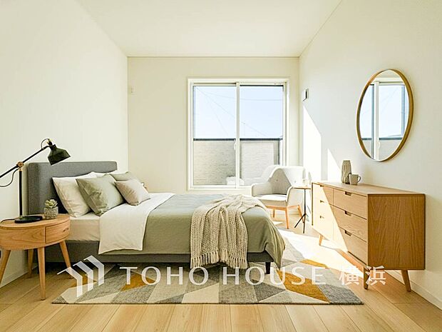 プライベートな自分時間を快適に過ごせるお部屋。(家具・装飾品等はAI加工です)