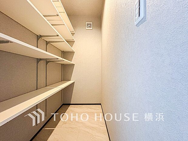 住まいの快適性を左右する収納は欲しい場所に使い勝手のよい収納を確保しています。