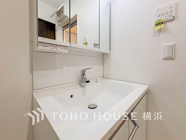 一日の始まりと終わりを心地よく演出してくれる、多彩な機能が備えられたパウダールーム。