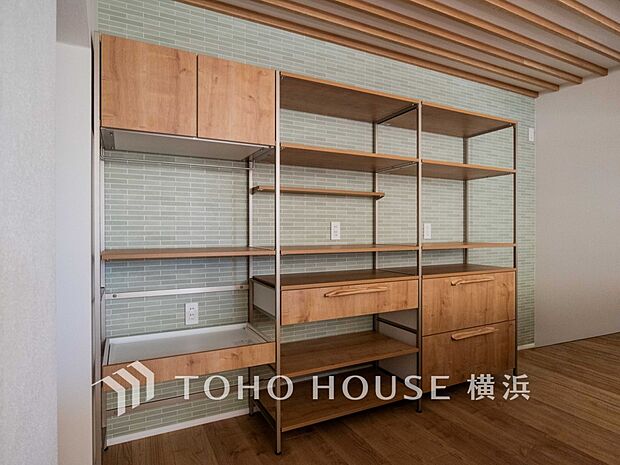 住まいの快適性を左右する収納は欲しい場所に使い勝手のよい収納を確保しています。