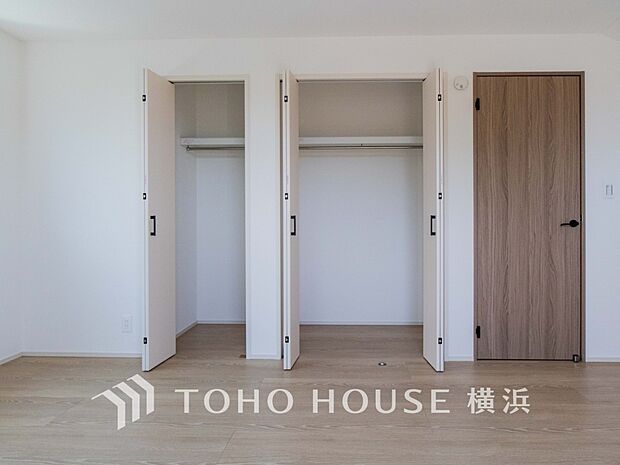 たっぷりとした収納スペース。荷物の多いご家族も安心です。