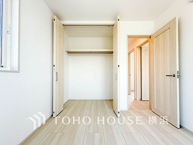 たっぷりとした収納スペース。荷物の多いご家族も安心です。