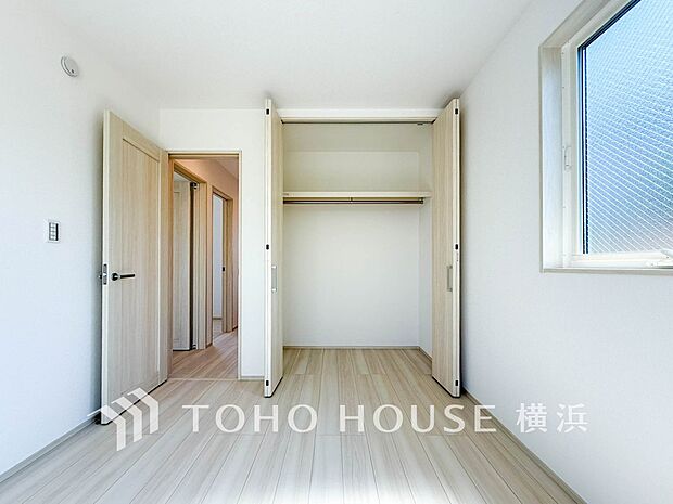 たっぷりとした収納スペース。荷物の多いご家族も安心です。