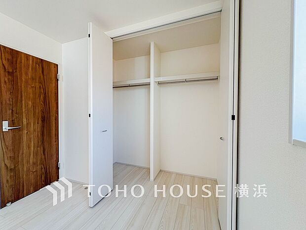 たっぷりとした収納スペース。荷物の多いご家族も安心です。