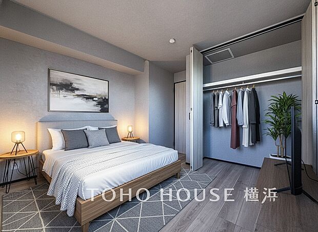 プライベートな自分時間を快適に過ごせるお部屋。(家具・装飾品等はAI加工です)