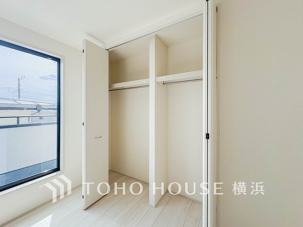 住まいの快適性を左右する収納は欲しい場所に使い勝手のよい収納を確保しています。(2号棟)