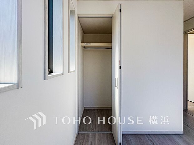 住まいの快適性を左右する収納は欲しい場所に使い勝手のよい収納を確保しています。