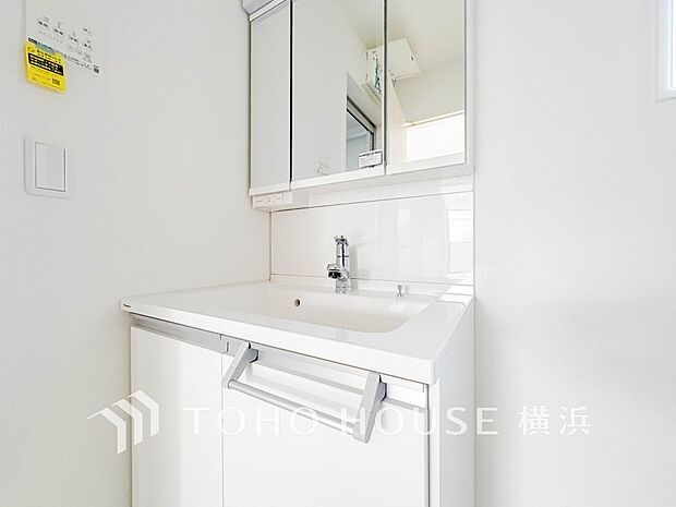 一日の始まりと終わりを心地よく演出してくれる、多彩な機能が備えられたパウダールーム。