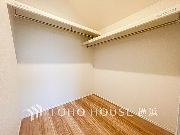 たっぷりとした収納スペース。荷物の多いご家族も安心です。