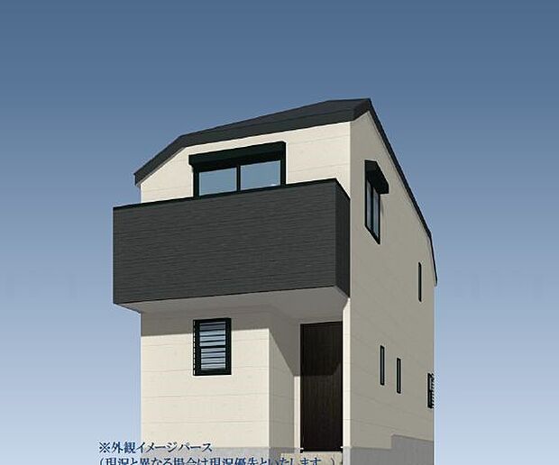 訪れる人の記憶に残るスタイリッシュな邸宅。（パースはイメージのため実際と色柄が異なる場合があります）